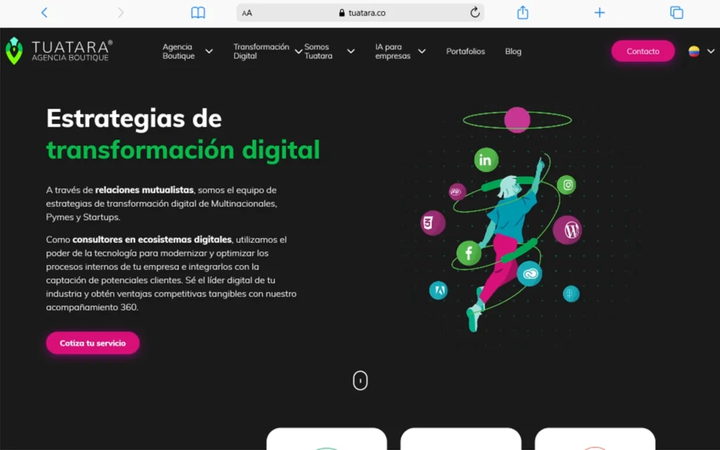 Tuatara - Mejores agencias de marketing digital en Bogotá